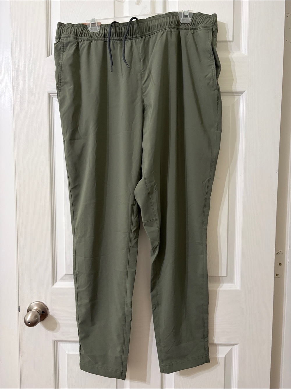 Eddie Bauer Olive Green Elastic Waist Joggers